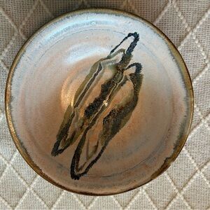 Studio Pottery Bowl Ceramic Stoneware Glazed 10 inch fruit trinket‎ coffee table
